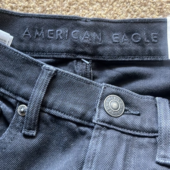 NWT American Eagle Highest Rise ‘90’s Boyfriend Jeans Black Size 8 29W - Picture 5 of 13